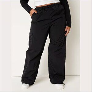 Nwt PINK Victoria's Secret Black Cargo Pants - Size XS